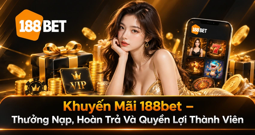 Khuyến Mãi 188bet – Thưởng Nạp, Hoàn Trả Và Quyền Lợi Thành Viên