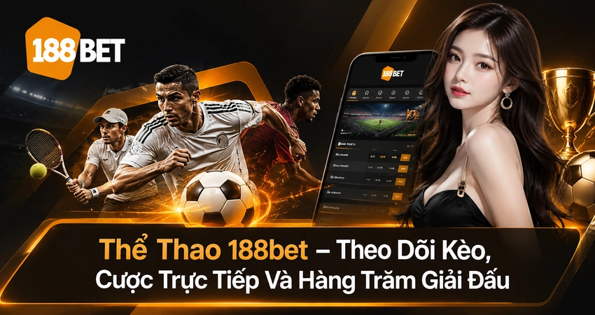 Thể Thao 188bet – Theo Dõi Kèo, Cược Trực Tiếp Và Hàng Trăm Giải Đấu